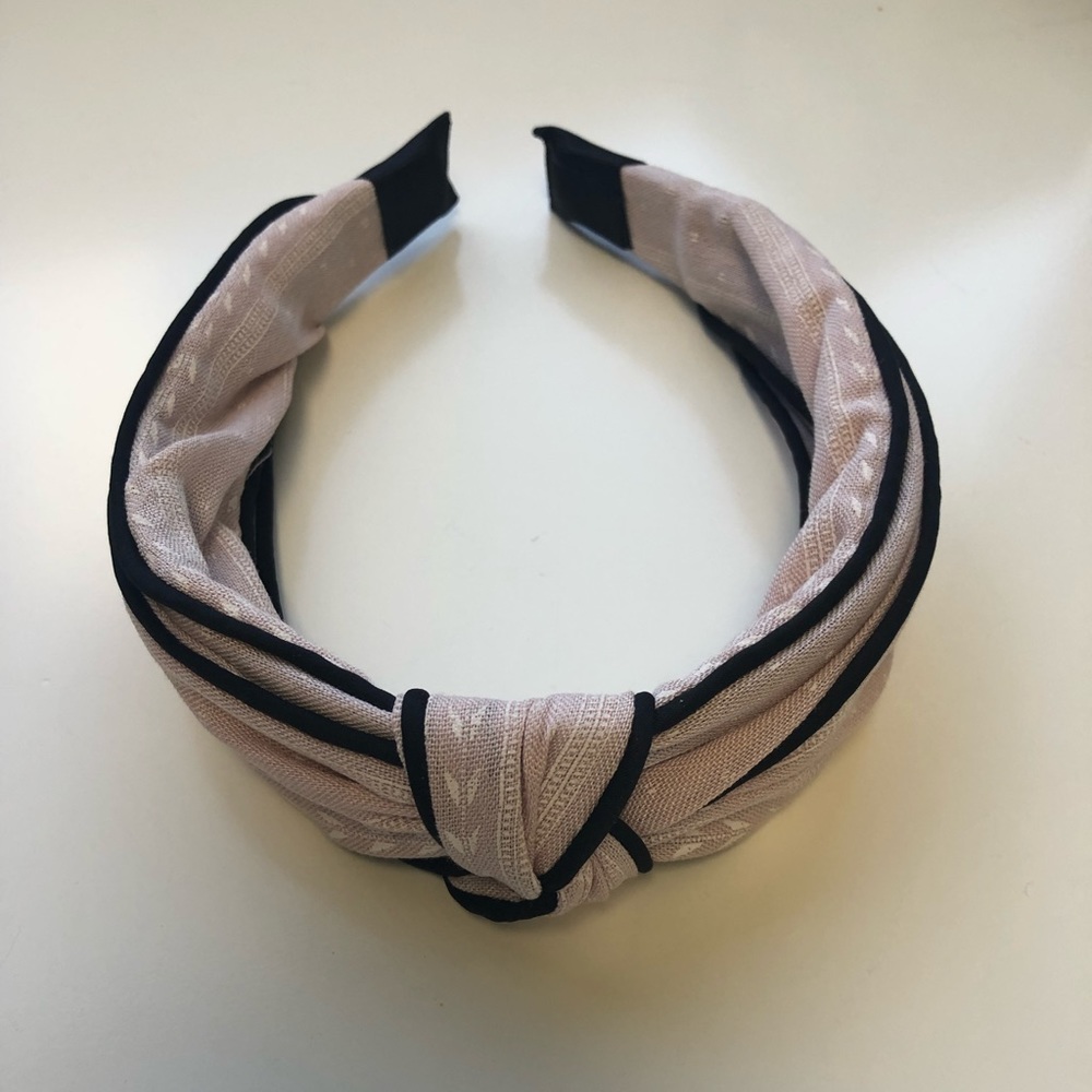Woman wide cloth knotting fashion headband